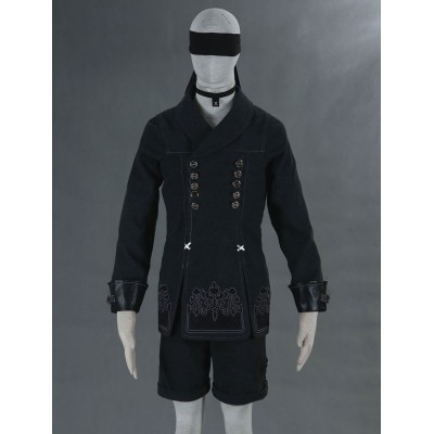 Nier: Automata velo Gioco set calzecollettomascherina per occhiguanticappottopantaloncini Costumi Cosplay Carnevale Halloween