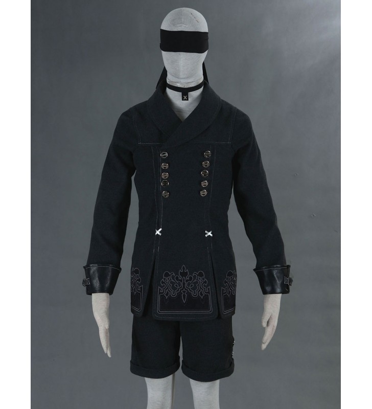 Nier: Automata velo Gioco set calzecollettomascherina per occhiguanticappottopantaloncini Costumi Cosplay Carnevale Halloween