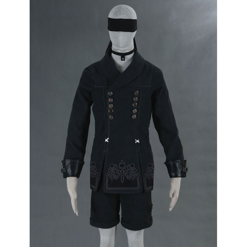 Nier: Automata velo Gioco set calzecollettomascherina per occhiguanticappottopantaloncini Costumi Cosplay Carnevale Halloween