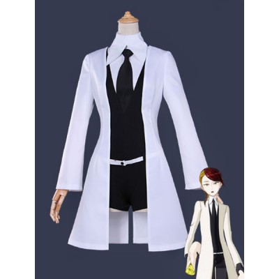Costume Carnevale GOSHENITE donna cappotto in panno uniforme Anime Giapponese Bianco Costumi Cosplay Carnevale Halloween