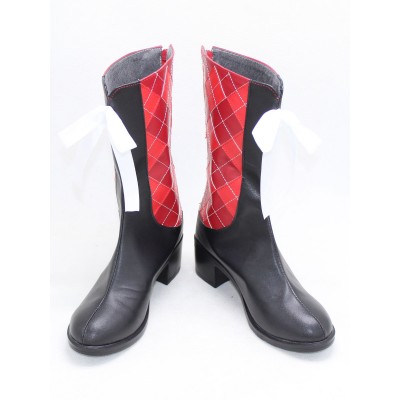 Zombie Land Saga Revenge Sakura Minamoto Scarpe Cosplay Abbigliamento di scena Calzature Stivali neri