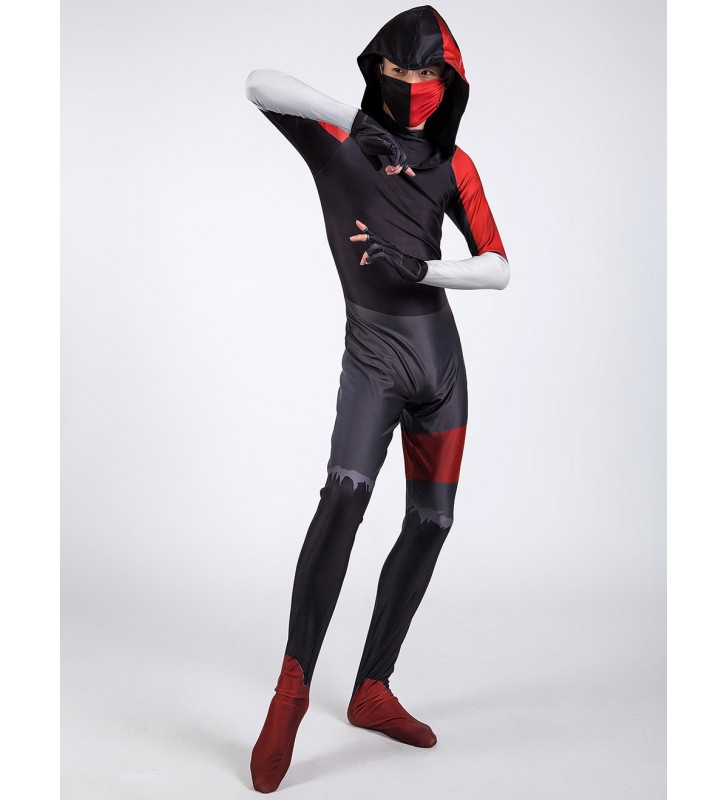Fortnite Cosplay Samsung S10 Ikonik Skin Tuta Cosplay Zentai Halloween