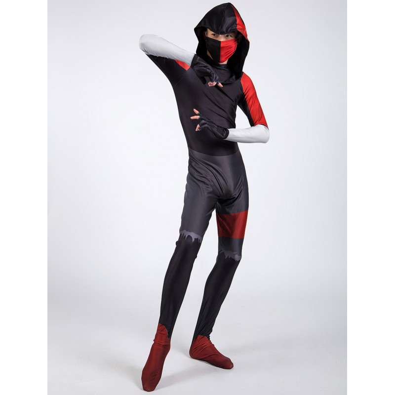 Fortnite Cosplay Samsung S10 Ikonik Skin Tuta Cosplay Zentai Halloween