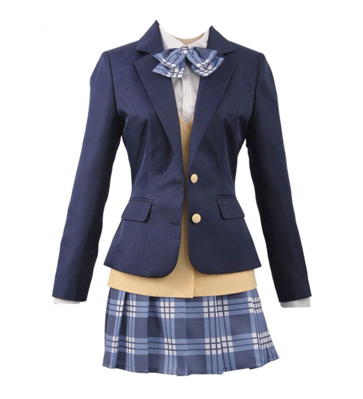 Zombie Land Saga Revenge Ai Mizuno Uniforme scolastica Set completo Costumi Cosplay