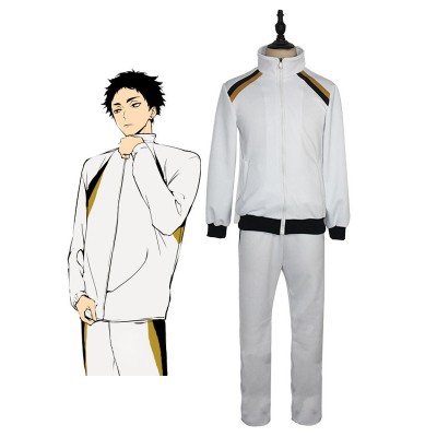 Haikyu !! Kakugawa High Gakuen Koukou Akaashi Keiji School Uniform Costumi Cosplay Carnevale Halloween