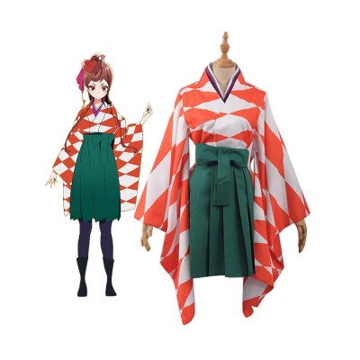 Zombie Land Saga Revenge Yugiri Kimono Set completo Costumi Cosplay Halloween