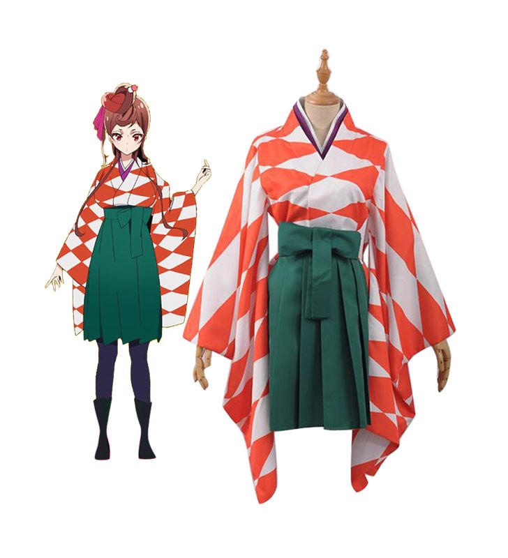Zombie Land Saga Revenge Yugiri Kimono Set completo Costumi Cosplay Halloween