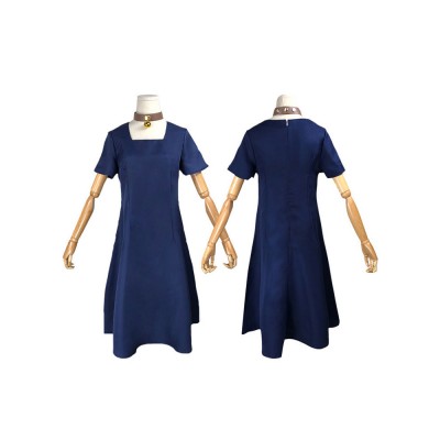 Jujutsu Kaisen Nishimiya Momo Cosplay Navy Witch Dress Girocollo Set 2 pezzi Costume anime Set completo Carnevale Halloween