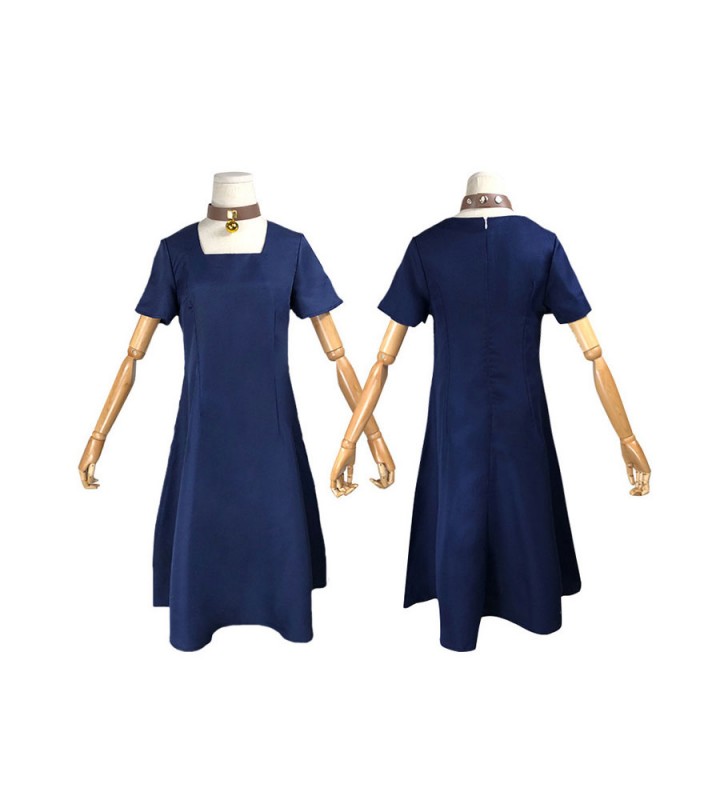 Jujutsu Kaisen Nishimiya Momo Cosplay Navy Witch Dress Girocollo Set 2 pezzi Costume anime Set completo Carnevale Halloween