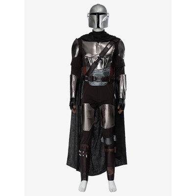 Star Wars Cosplay The Mandalorian Stagione 3 Din Djarin Costumi Cosplay senza Scarpe e Casco Halloween