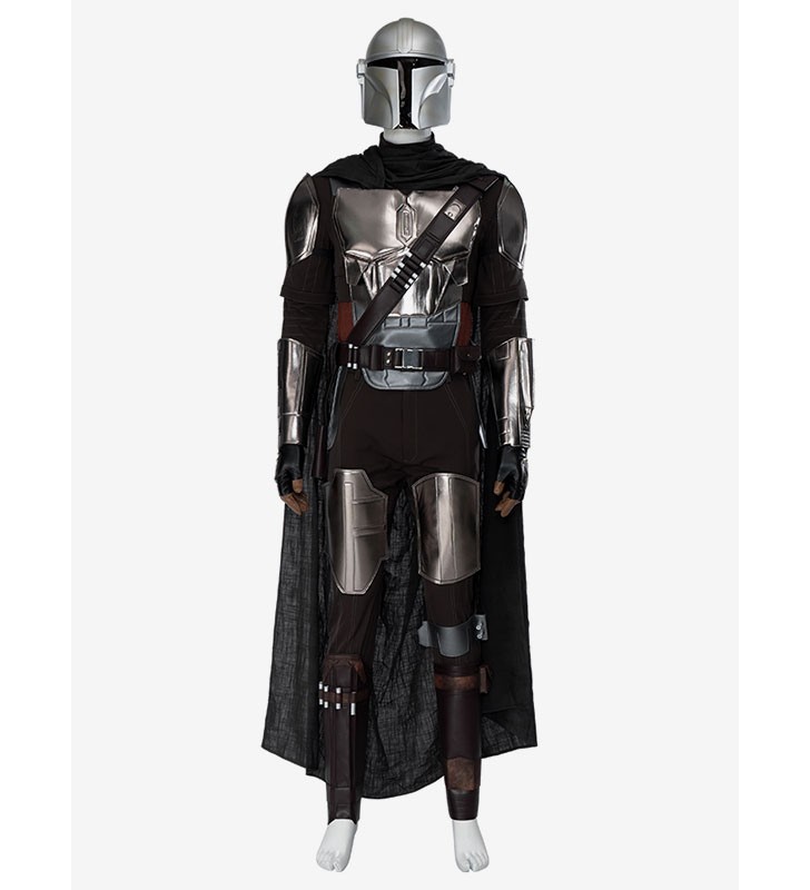 Star Wars Cosplay The Mandalorian Stagione 3 Din Djarin Costumi Cosplay senza Scarpe e Casco Halloween