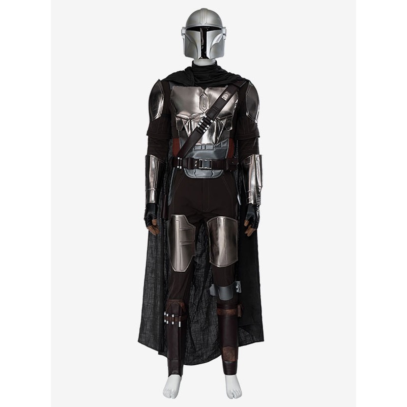 Star Wars Cosplay The Mandalorian Stagione 3 Din Djarin Costumi Cosplay senza Scarpe e Casco Halloween