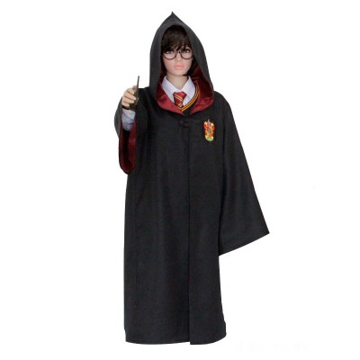 di Harry Potter Uniforme Mantello con cappuccio Robe Carnevale Costumi Cosplay Carnevale