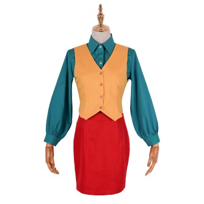 DC Comics Joker Women Outfit Costumi Cosplay Carnevale Halloween