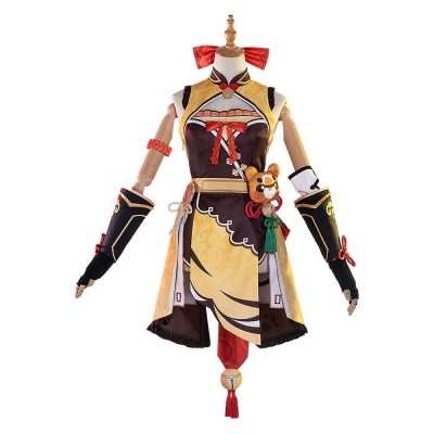 Genshin Impact Xiangling Set completo Gioco Set di costumi cosplay Costumi Cosplay