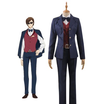 Set completo di costumi cosplay di Zombie Land Saga Revenge Kotaro Tatsumi produttore
