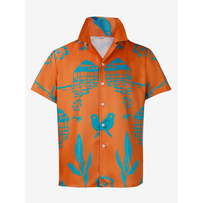 Barbie Movie Cosplay Ken Cosplay Camicia Hawaii Carnevale Halloween