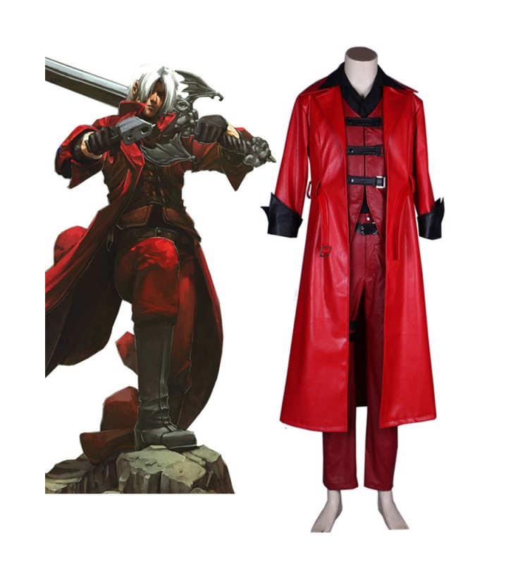 Devil May Cry I Dante Poliuretano PU Costumi Cosplay Carnevale Halloween