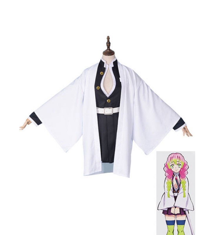 Kanroji Mitsuri Demon Slayer: Kimetsu No Yaiba Kimono Costume Costumi Cosplay Carnevale