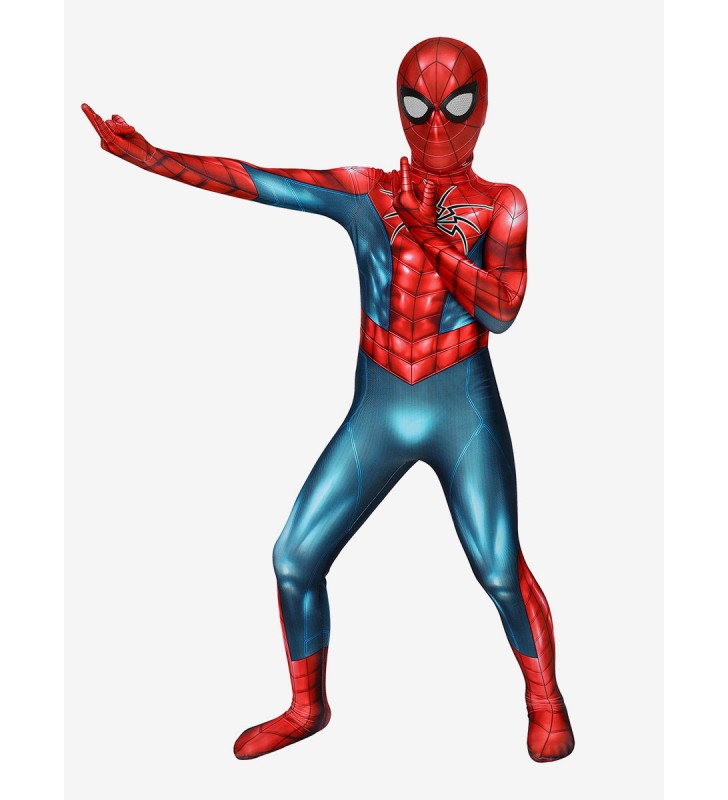 Spider Man Cosplay Marvel#39;s Spiderman Game Cosplay SpiderMan armorMK IV Kid Cosplay Suit Carnevale Halloween