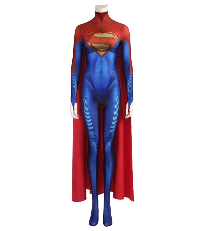 The Flash Cosplay Donne Costume da supereroe Royal Blue Lycra Spandex Full Body Mantello Catsuit Zentai