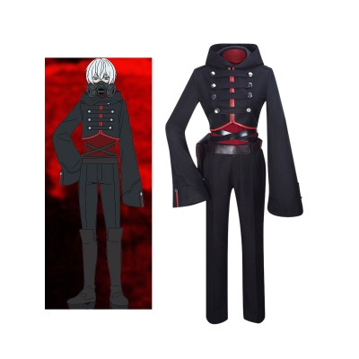 MARS RED Suwa Blakc Uniforme in poliestere Anime Cosplay Set completo Costumi Cosplay