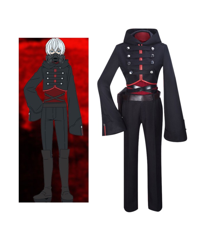 MARS RED Suwa Blakc Uniforme in poliestere Anime Cosplay Set completo Costumi Cosplay