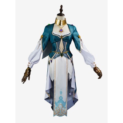 Genshin Impact Lisa Minci Costumi Cosplay Carnevale Halloween
