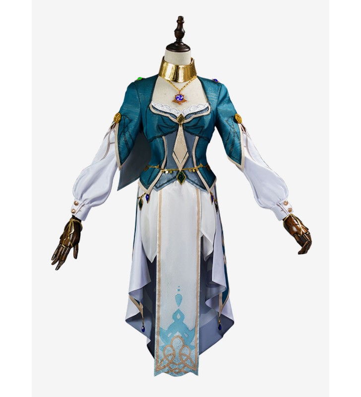 Genshin Impact Lisa Minci Costumi Cosplay Carnevale Halloween