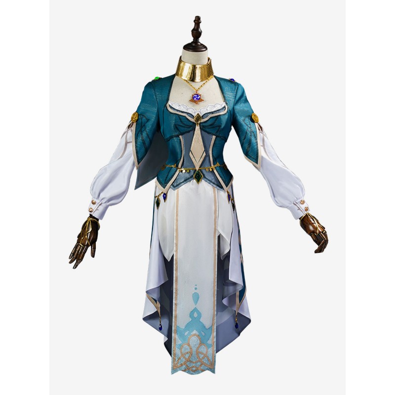 Genshin Impact Lisa Minci Costumi Cosplay Carnevale Halloween