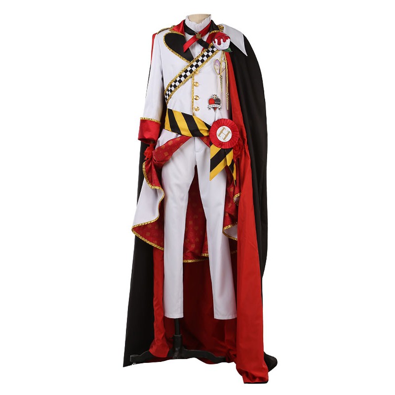 Disney Twisted Wonderland Heartslabyul Riddle Rosehearts Red Black Costumi Cosplay Halloween