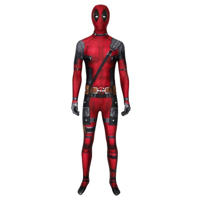Marvel Comics Dead Pool Outfit Costumi Cosplay Carnevale Halloween