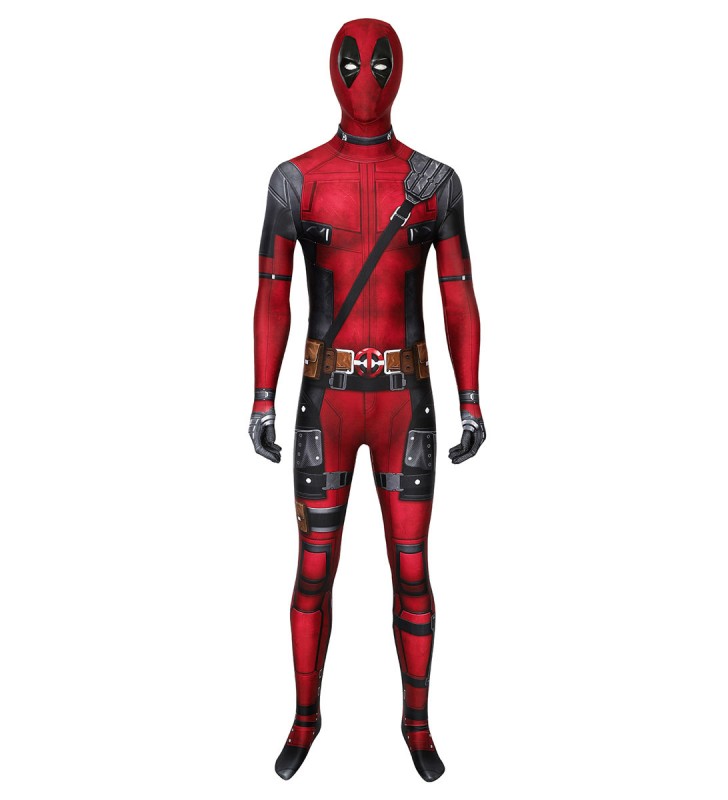 Marvel Comics Dead Pool Outfit Costumi Cosplay Carnevale Halloween