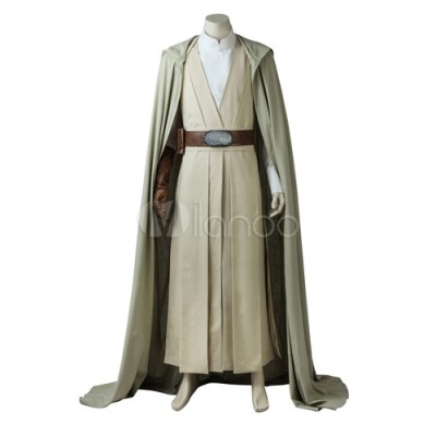 Star Wars The Last Jedi Luke Skywalker di Costumi Cosplay Carnevale Halloween