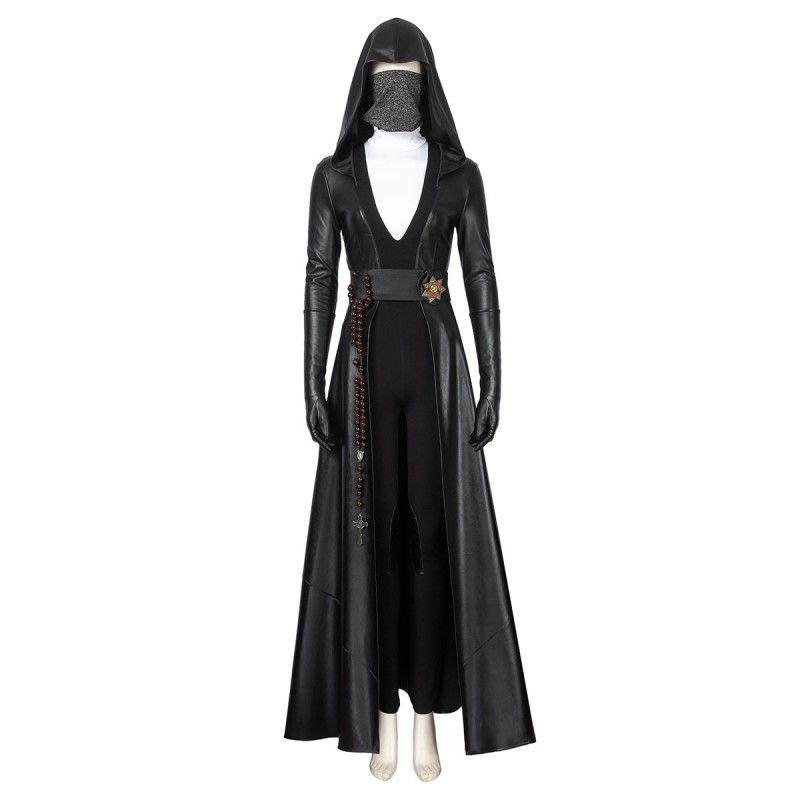 Watchmen Cosplay in pelle PU nera in pelle PU Set DC Comics Costumi Cosplay Halloween