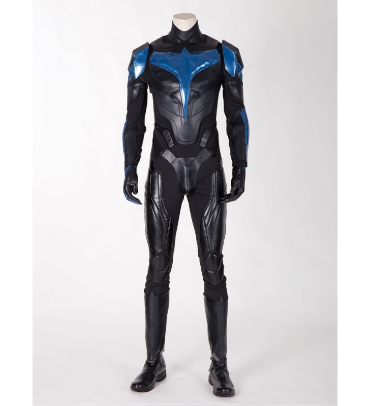 DC Comic Titan Nightwing Outfit Costumi Cosplay Carnevale Halloween