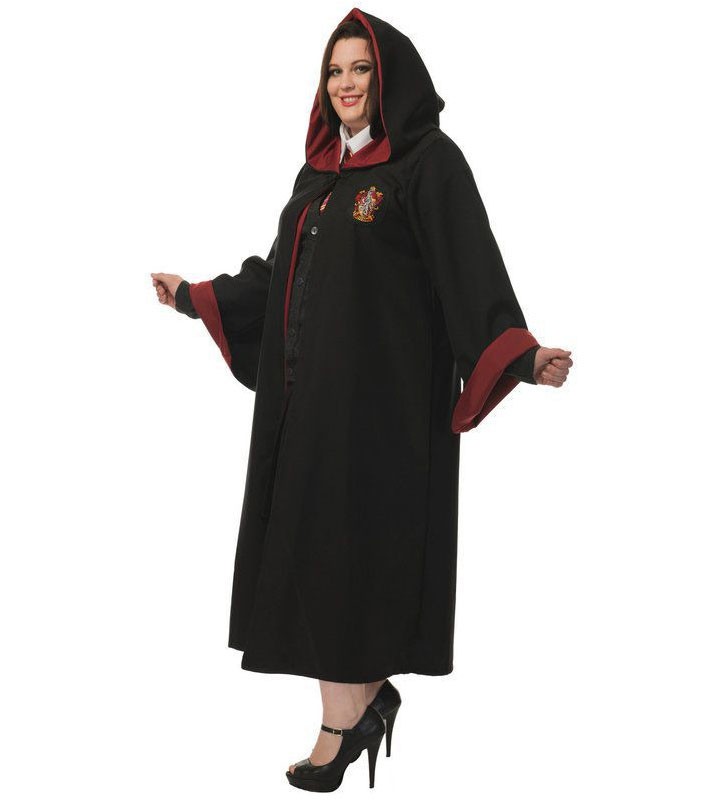 Costumi di neri Harry Potter Hogwarts Abito Applique 2 pezzi Costumi per le vacanze Carnevale Halloween