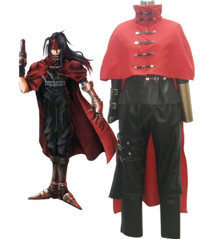 Costume per cosplay Final Fantasy di Vincent Valentine Carnevale Halloween