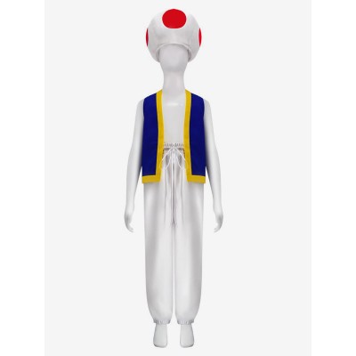Super Mario Bros Cosplay Toad Costumi Cosplay Carnevale