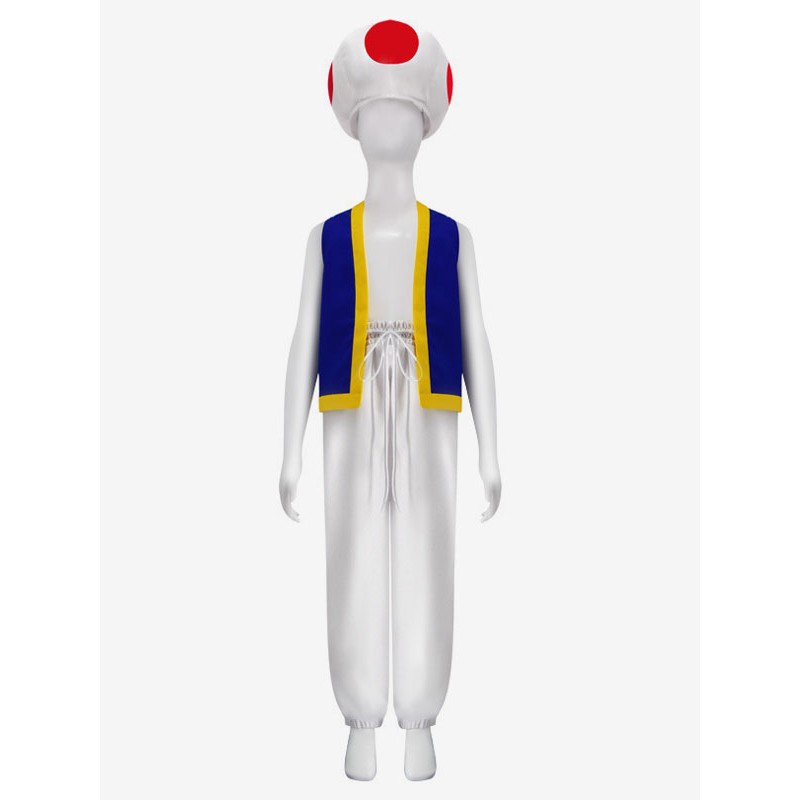 Super Mario Bros Cosplay Toad Costumi Cosplay Carnevale