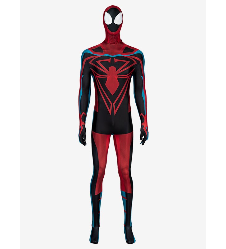 Cosplay di Spider Man attraverso il SpiderMan illimitato di SpiderVerse Costumi Cosplay Carnevale