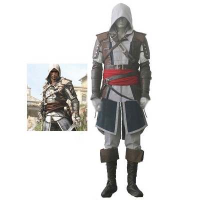 Lucca Comics 2023 Assassin's Creed IV Black Flag Edward James Kenway Costumi Cosplay Carnevale Halloween