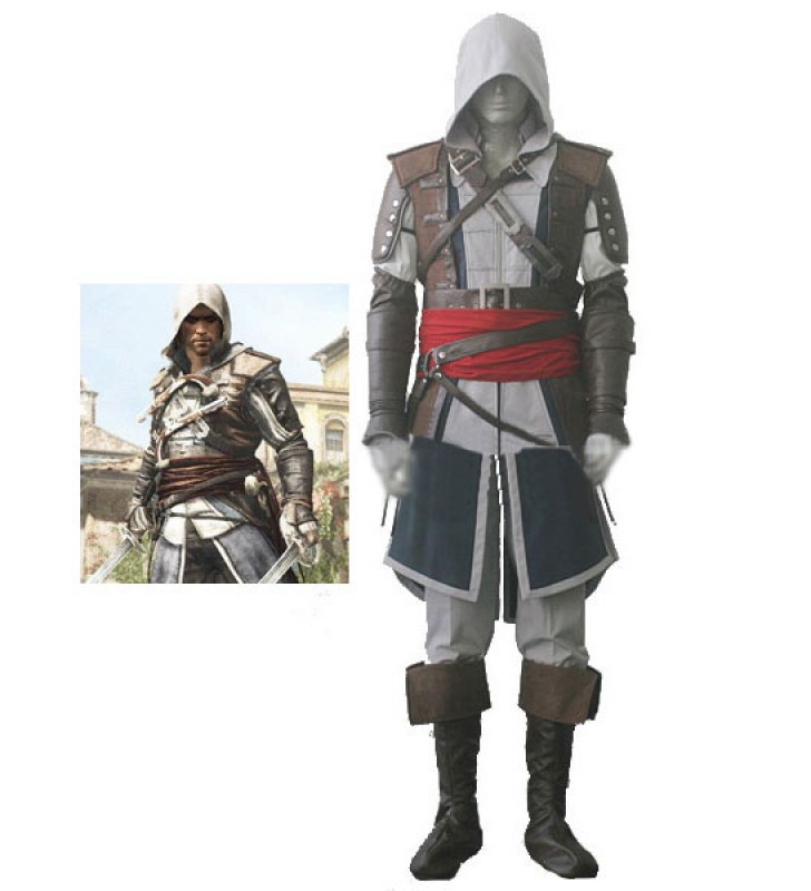 Lucca Comics 2023 Assassin's Creed IV Black Flag Edward James Kenway Costumi Cosplay Carnevale Halloween