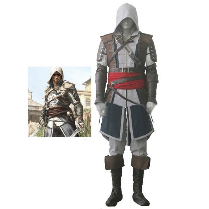 Lucca Comics 2023 Assassin's Creed IV Black Flag Edward James Kenway Costumi Cosplay Carnevale Halloween