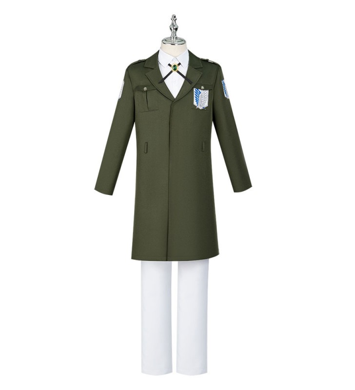 Anime Attack on Titan Stagione 4 Set di costumi uniformi di Survey Corps Halloween