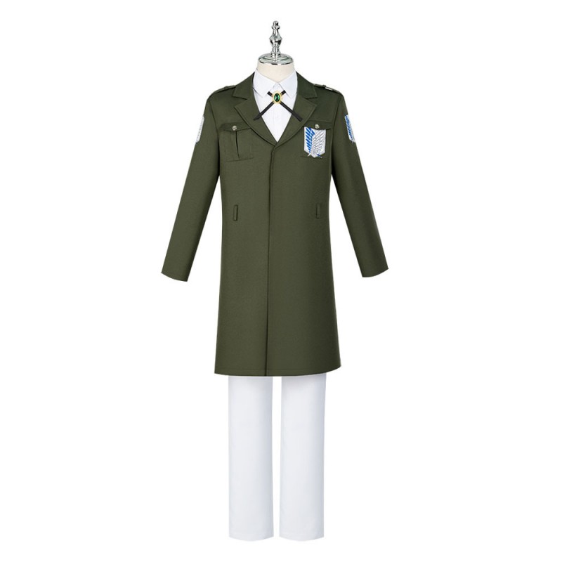 Anime Attack on Titan Stagione 4 Set di costumi uniformi di Survey Corps Halloween