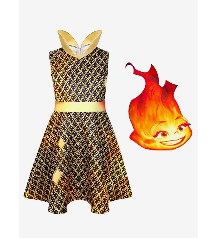 Elemental Film Cosplay Abito Cosplay Ember Lumen