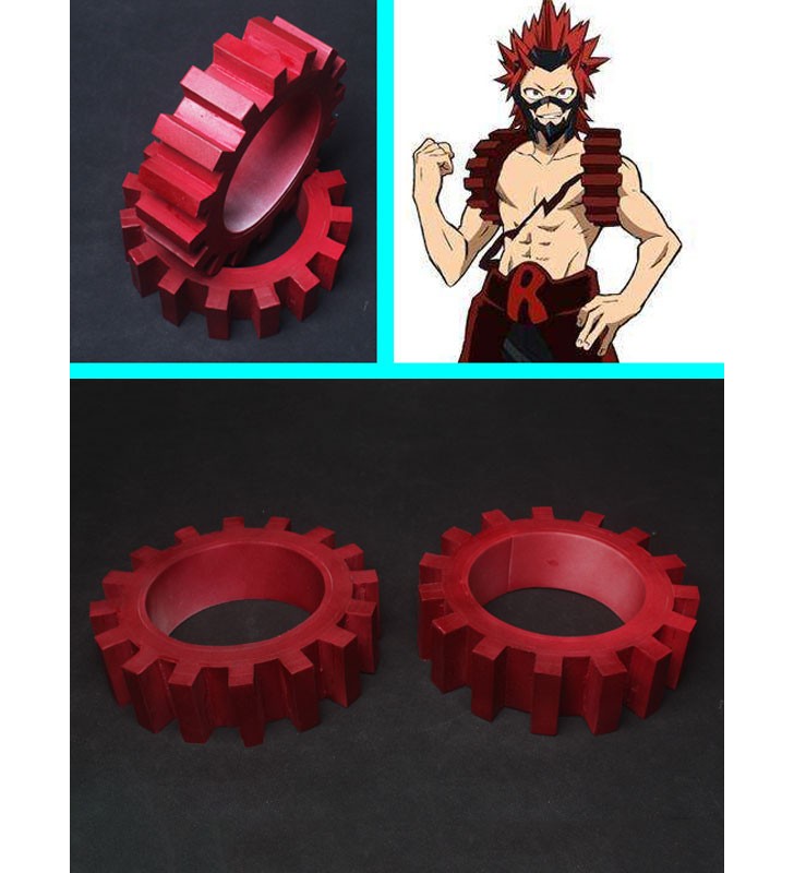 My Hero Academia Cosplay Kirishima Eijirou Red Pauldron Accessori Cosplay Carnevale Halloween
