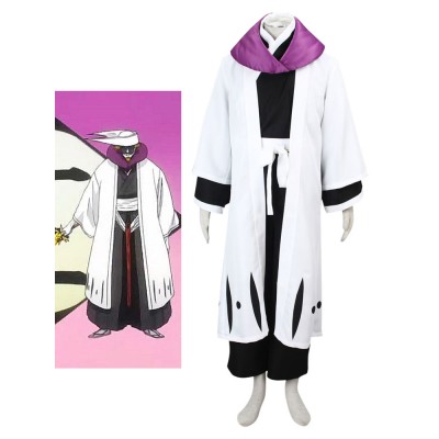 Costume Carnevale Bleach Bleach uomo set Cotone poliestere cintura bianco Costumi Cosplay Halloween