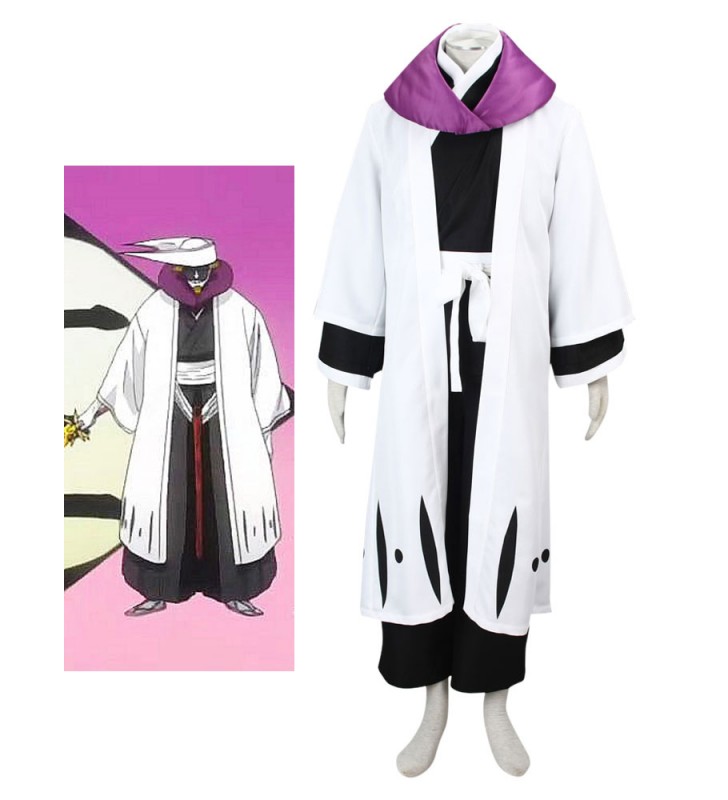 Costume Carnevale Bleach Bleach uomo set Cotone poliestere cintura bianco Costumi Cosplay Halloween